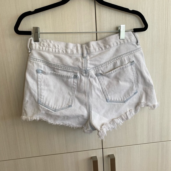 Light Wash Jean Shorts - Picture 2 of 3